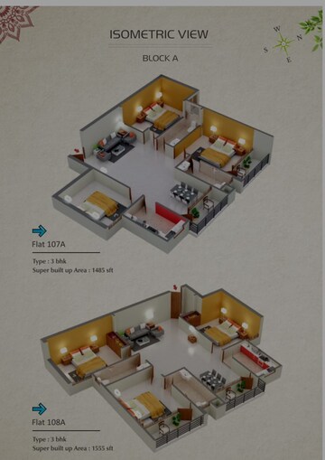 Master Plan in 3 BHK Apartment at Morabadi – for Sale