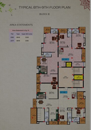 Master Plan in 3 BHK Apartment at Morabadi – for Sale