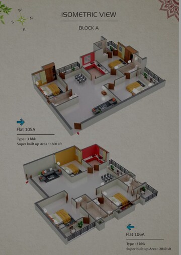 Master Plan in 3 BHK Apartment at Morabadi – for Sale