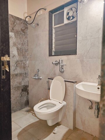 Bathroom in 2 BHK Apartment at Nyati Elan, Wagholi – for Rent