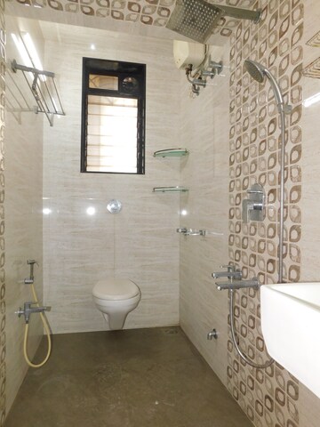 Bathroom in 3 BHK Apartment at Pushpa Mangal Complex, Uthalsar – for Sale