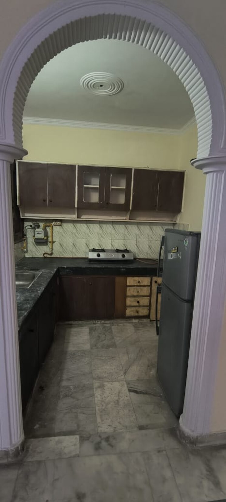 Kitchen, malviya nagar 3 Bedroom 110 Sq.Yd. Builder Floor In Malviya Nagar Delhi 9779424
