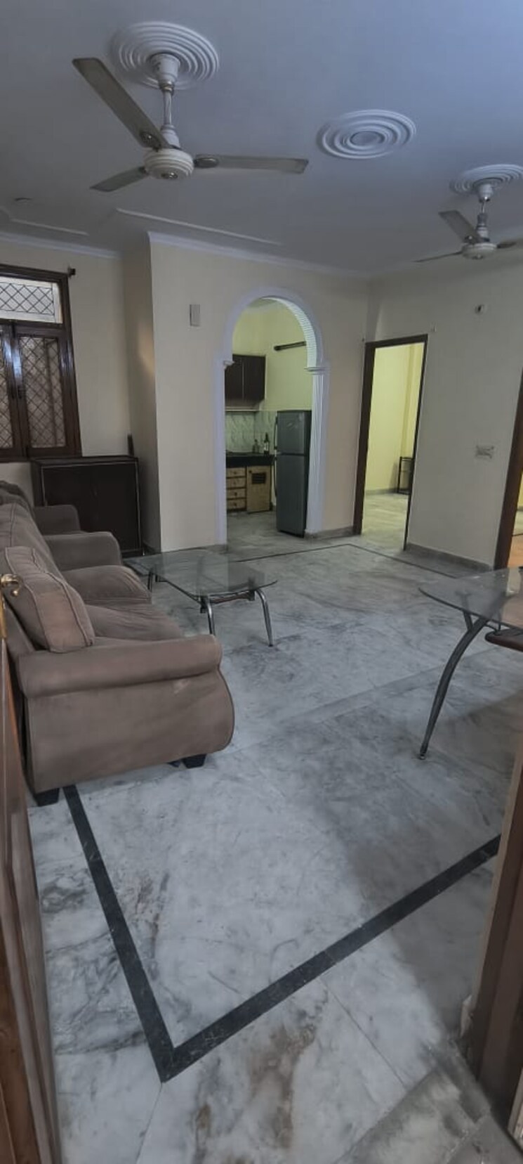 Living Room, malviya nagar 3 Bedroom 110 Sq.Yd. Builder Floor In Malviya Nagar Delhi 9779424