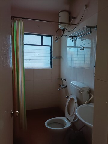 Bathroom in 2 BHK Apartment at Nyati Meadows, Wadgaon Sheri – for Rent