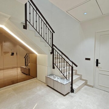 Staircase in 3 BHK Apartment at Indiabulls Sky Forest, Dighe Nagar – for Rent