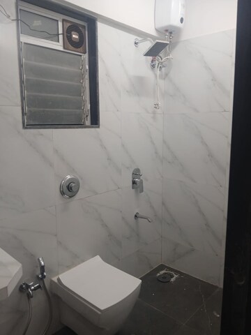 Bathroom in 3 BHK Apartment at Shreeji Atlantis, Malad West – for Rent