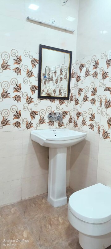 Bathroom in 2 BHK Apartment at Sector 18a Dwarka – for Rent