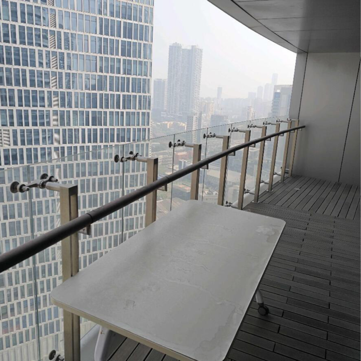 Balcony, lodha-world-crest 3 Bedroom 1508 Sq.Ft. Apartment In Empire Mill Mumbai 9780655