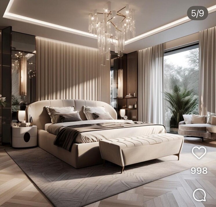 Bedroom, vasant vihar 4 Bedroom 3710 Sq.Ft. Apartment In Vasant Vihar Delhi 9780653