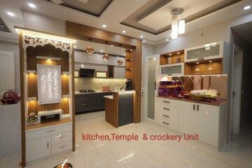 Living Room in 3 BHK Apartment at Omaxe The Palace, Gomti Nagar – for Rent