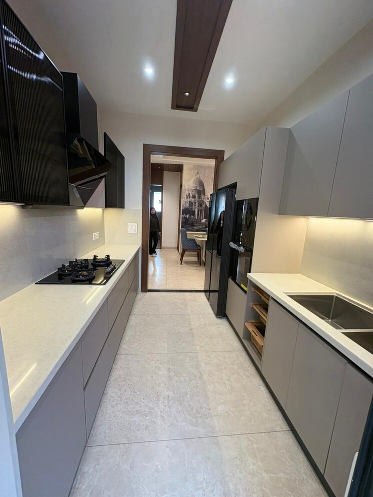 Kitchen, dhakoli 3 Bedroom 1915 Sq.Ft. Apartment In Dhakoli Zirakpur 9781059