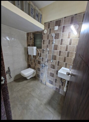 Bathroom in 2 BHK Apartment at Bachraj Landmark, Virar West – for Rent