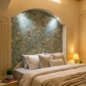 Bedroom in 3 BHK Apartment at Gold Crest CHS, Shree Ram Nagar – for Sale