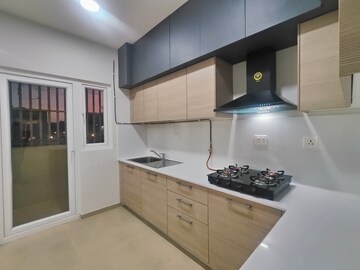 Kitchen in  Apartment at Bhartiya Nikoo Homes Phase 2, Thanisandra Main Road – for Rent