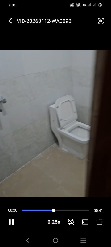 Bathroom in 1 BHK Builder Floor at Malhour – for Rent