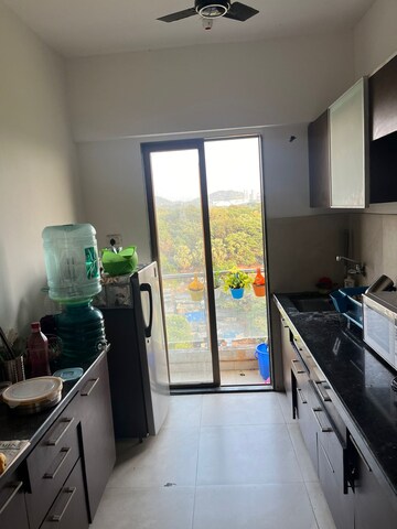 Kitchen in 1 BHK Apartment at Conwood Astoria, Goregaon East – for Rent