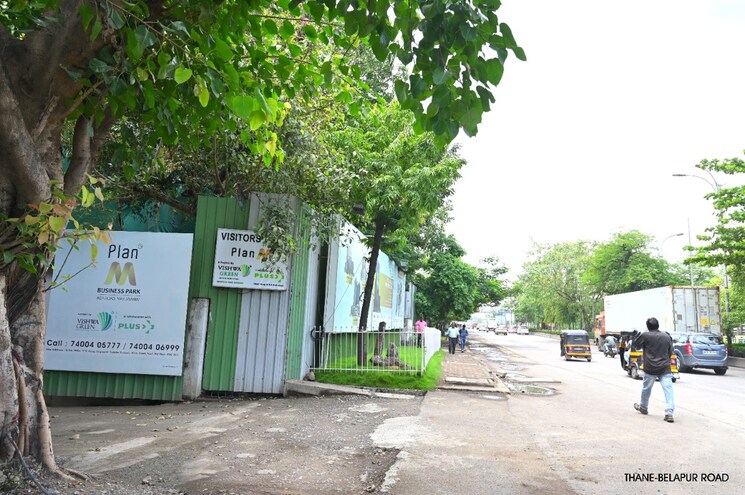 Exterior View, plan-m-business-park Commercial Office Space 735 Sq.Ft. In Turbhe Navi Mumbai 9781302