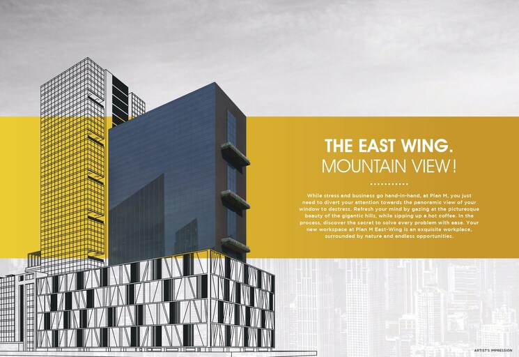 Exterior View, plan-m-business-park Commercial Office Space 735 Sq.Ft. In Turbhe Navi Mumbai 9781302