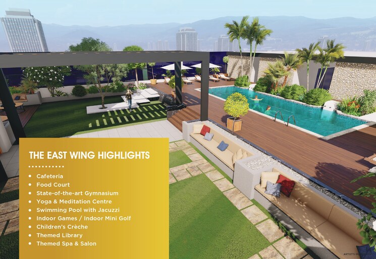 Swimming Pool, plan-m-business-park Commercial Office Space 1030 Sq.Ft. In Turbhe Navi Mumbai 9781310