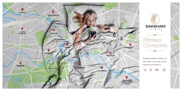 1 BHK Apartment – Map Location View at Saksham Heights, Dhansar - for Sale