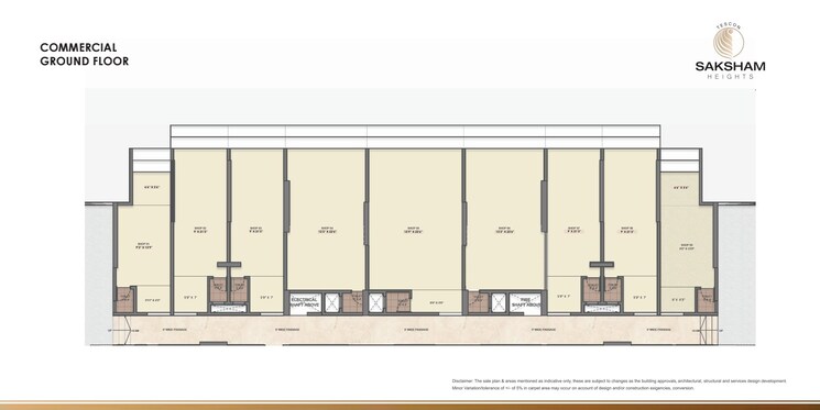 Floor Plan, saksham-heights 1 Bedroom 653 Sq.Ft. Apartment In Dhansar Navi Mumbai 9781354