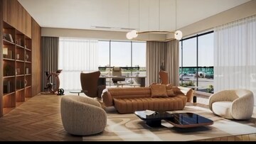 Living Room in 1 BHK Apartment at Rockline The Meridian Towers, Ghatkopar West – for Sale