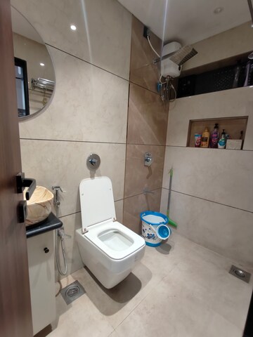 Bathroom in 2 BHK Apartment at Neelkantheshwar Apartment, Samata Nagar – for Rent