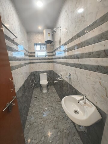 Bathroom in 2 BHK Builder Floor at DSR Divine, New Thippasandra – for Rent