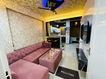 Master Bedroom in 1 BHK Apartment at Manglam Aadhar, Gandhi Path – for Rent