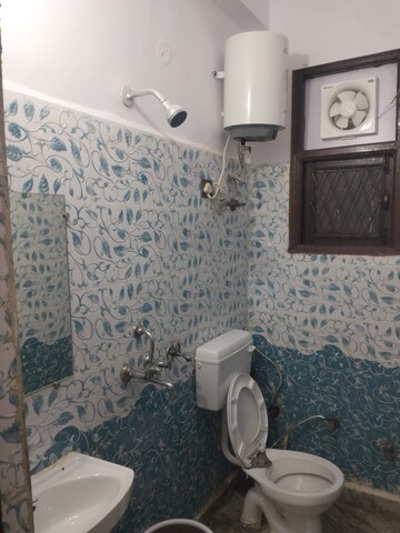 Bathroom in 2 BHK Builder Floor at Acharya Niketan – for Rent