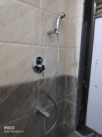 Bathroom in 1 BHK Apartment at Sethia Kalpavruksh Heights, Kandivali West – for Rent