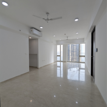 Building Lobby in 2 BHK Apartment at Lodha Kiara, Worli – for Rent