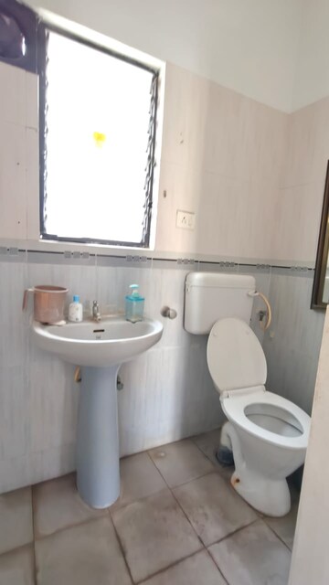 Bathroom in 2 BHK Apartment at Goel Ganga Orchard, Mundhwa – for Rent