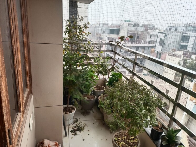 Balcony, tomar colony 3 Bedroom 900 Sq.Ft. Apartment In Tomar Colony Delhi 9783925