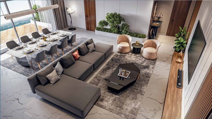 Master Bedroom, kokapet 3 Bedroom 2796 Sq.Ft. Apartment In Kokapet Hyderabad 9784395