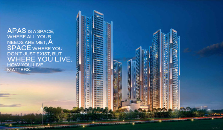 Exterior View, kokapet 3 Bedroom 3860 Sq.Ft. Apartment In Kokapet Hyderabad 9784578