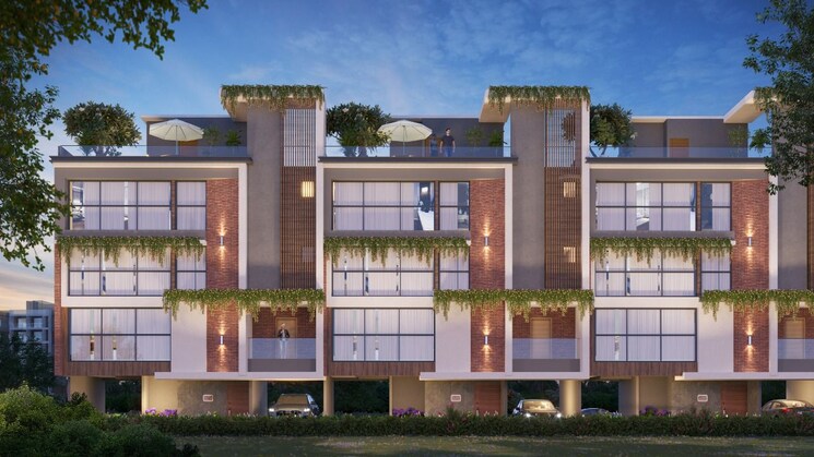 Exterior View, aswani-green-alley 4 Bedroom 2440 Sq.Ft. Villa In Pimple Nilakh Pune 9787256
