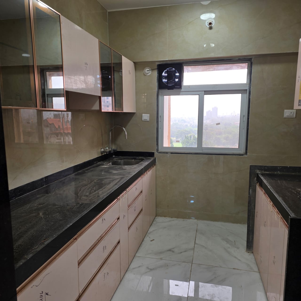 Kitchen, vishwa-bhuvan 3 Bedroom 1300 Sq.Ft. Apartment In Chembur Mumbai 9788264
