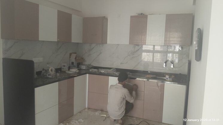 Kitchen, ar-atlas 3 Bedroom 1058 Sq.Ft. Apartment In Wakad Pune 9750682
