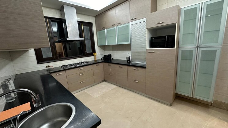 Kitchen, chattarpur 3 Bedroom 1350 Sq.Ft. Builder Floor In Chattarpur Delhi 9789785