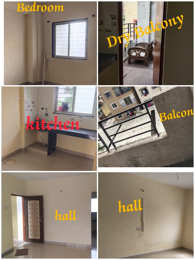 Kitchen, shivneri nagar 1 Bedroom 550 Sq.Ft. Apartment In Shivneri Nagar Pune 9793403