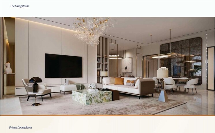 Living Room, landmark-skyvue 3 Bedroom 2920 Sq.Ft. Apartment In Sector 103 Gurgaon 9793689