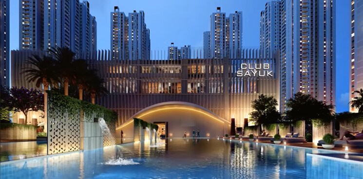 Swimming Pool, my-home-sayuk 2 Bedroom 1355 Sq.Ft. Apartment In Tellapur Hyderabad 9794507