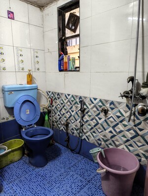 Bathroom in 2 BHK Apartment at Gurukrupa CHS Malad, Malad West – for Rent
