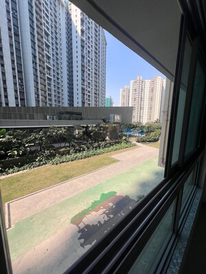 Balcony in 2 BHK Apartment at Kalpataru Immensa B, Kolshet Road – for Rent