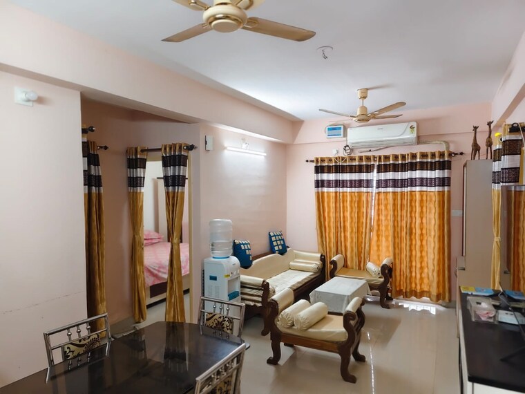 Living Room, unimark-springfield-classic-2 2 Bedroom 1100 Sq.Ft. Apartment In Rajarhat Kolkata 9794527