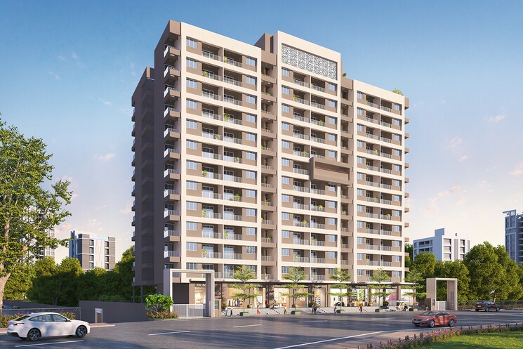 Exterior View, apex-vedantaa 2 Bedroom 735 Sq.Ft. Apartment In Moshi Pune 9795202