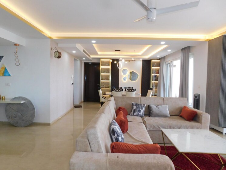 Living Room, dlf-pink-town-house 3 Bedroom 2856 Sq.Ft. Builder Floor In Dlf City Phase 3 Gurgaon 9797234