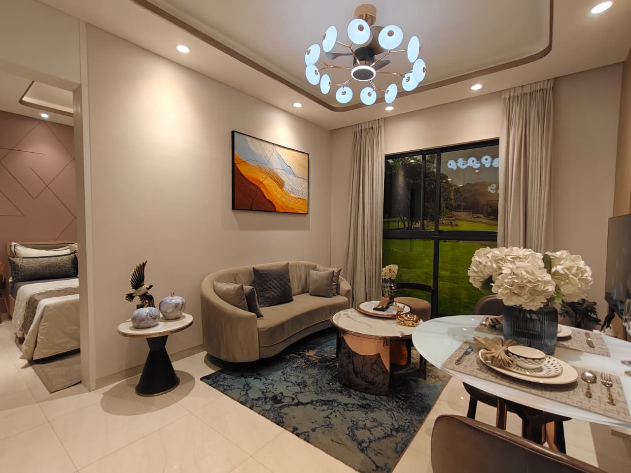 Living Room, lodha-crown-quality-homes-dombivli 1 Bedroom 322 Sq.Ft. Apartment In Dombivli East Thane 9800002