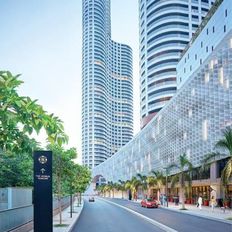 Exterior View, lodha-the-world-towers-world-one-tier-3-trinity 3 Bedroom 2380 Sq.Ft. Apartment In Empire Mill Mumbai 9800497